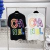 高品質♪♪♪シャネル Tシャツ 偽物コットンブラック&ホワイト sho29322 - 画像 (2)