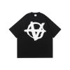 【ヴェトモン 偽物】ロゴ コットン オーバーサイズ Tシャツ目を惹くカラー vuw95617 - 画像 (4)