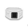 完売人気☆上品 ルイヴィトン ONYX SIGNT リング コピーシルバー vux78699 - 画像 (2)