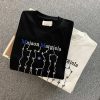 速達発送MM6 メゾン マルジェラ コピー ナンバリング ロゴ Tシャツ 2色 Max53216 - 画像 (5)