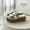 完売人気☆上品プラダ ラバー ウェッジサンダル 偽物 入手困難 pun90302 - 画像 (6)