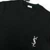 一目惚れ♪サンローラン コットンジャージーTシャツ Saj09115 - 画像 (4)