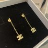 セリーヌ ピアス 偽物ゴールド ブラス＆クリスタル ピアス 460NB6BCZ - 画像 (4)