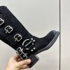 ミュウミュウ クワドラプルバックルロングブーツ myt95468 - 画像 (6)