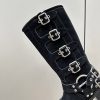 ミュウミュウ クワドラプルバックルロングブーツ myt95468 - 画像 (8)