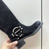 超希少！ミュウミュウ コピー クワドラプルバックルロングブーツ myy60751 - 画像 (8)
