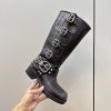 超希少！ミュウミュウ クワドラプルバック偽物 ルロングブーツ myq70667 - 画像 (4)
