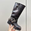 【大特価】ミュウミュウ クワドラプルバックルロングブーツ コピー myn77121 - 画像 (3)