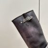【大特価】ミュウミュウ クワドラプルバックルロングブーツ コピー myn77121 - 画像 (6)