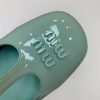 【大特価】ミュウミュウ パテントレザー スリングバック パンプス mye52384 - 画像 (7)