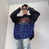 バレンシアガ メンズ シャツ コピー ロゴ チェック ブラック bad93500 - 画像 (9)