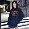 バレンシアガ メンズ シャツ コピー ロゴ チェック ブラック bad93500 - 画像 (11)