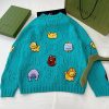 注目度抜群！グッチ 漫画の動物の刺繍 ニットセーター コピー gug35744 - 画像 (2)