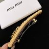 超限定♪ミュウミュウ  ロゴ編み込み ヘアクリップ 偽物 myp14310 - 画像 (8)