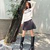 【着回しできる♪】ルイヴィトン ニットプルオーバー 偽物ホワイト&ブラック 1ABIQ5 - 画像 (5)