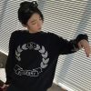 超希少！バーバリー 偽物 オークリーフクレスト ウールカシミア セーター Baf01493 - 画像 (3)