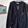 ★日本!!人気！サンローラン 偽物 モノグラム スパンコール刺繍 カーディガン Saq29763 - 画像 (4)