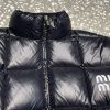 ミュウミュウ クロップドナイロンダウンジャケット myt49743 - 画像 (5)