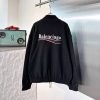 バレンシアガ 偽物 POLITICAL CAMPAIGN フリース ジップアップジャケット bag70476 - 画像 (2)