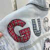 グッチ クロップド ロゴ デニム ジャケット 偽物 gus42836 - 画像 (3)