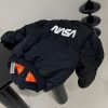 追跡付き 安いバレンシアガ NASA コラボ 偽物 オーバーサイズ ボンバージャケット bat82782 - 画像 (5)