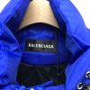 最新でオシャレバレンシアガ ロゴ ダウンジャケット スーパーコピー★テクニカル マイクロファイユ ブルー baw77792 - 画像 (5)