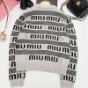 ミュウミュウ ロゴ柄カシミヤセーター 偽物 myb25241 - 画像 (2)