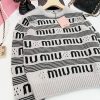 ミュウミュウ ロゴ柄カシミヤセーター 偽物 myb25241 - 画像 (6)