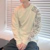 すぐ届くバレンシアガ 長袖アウトライン オーバーサイズ Tシャツ 偽物 2色 739027TOVV69034 - 画像 (2)