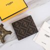 フェンディ 偽物 FFファブリック 二つ折り財布 すぐお届け feq71122 - 画像 (2)