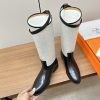 超人気 エルメス ブーツ コピー《ジャンピング》トワルH/カーフ erl92200 - 画像 (4)