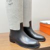 超人気 エルメス ブーツ コピー《ジャンピング》トワルH/カーフ erl92200 - 画像 (7)