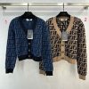 【フェンディ】FFロゴ★ニットカーディガン 偽物 2色【人気商品】 fed72445 - 画像 (2)