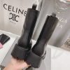 目を惹くカラーバレンシアガ リノ 20MM ブーツ 偽物 レースアップ カーフスキン 712638WBB501000 - 画像 (3)