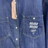 【新作23AW】 ミュウミュウ デニムシャツ スーパーコピー mym36513 - 画像 (4)