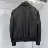 完売必至ボッテガ ヴェネタ 偽物 ラム レザー アノラック プルオジャケット bob58564 - 画像 (2)