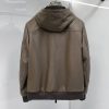 追跡付ボッテガ ヴェネタ 偽物 ラム レザー アノラック プルオジャケット bol09511 - 画像 (2)