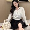 希少ミュウミュウ コピー カシミヤニットポロシャツ 2色 myi95768 - 画像 (2)