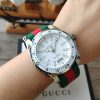 グッチ 偽物 腕時計 メンズ ダイブ 45mm ホワイト×グリーン×レッド gug11450 - 画像 (9)