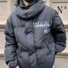 バレンシアガ コピー ロゴ ダウン フーディ ジャケット bag49979 - 画像 (2)