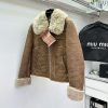 世界中で大人気♪ミュウミュウ ジャケットファー付き 偽物 myh95154 - 画像 (3)