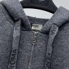 高品質♪♪♪フェンディ ドローストリング カシミア フーディ 偽物 fer75659 - 画像 (3)