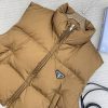 肌触り最高なプラダ  スタンドカラー ダウンベスト コピー pum43890 - 画像 (2)