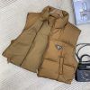 肌触り最高なプラダ  スタンドカラー ダウンベスト コピー pum43890 - 画像 (5)
