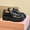 送料無料ミュウミュウ fume レースアップ レザー 偽物 Shoes シューズ mya73117 - 画像 (2)