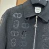 エルメス★刺繍入りレザージャケット偽物★シェーヌダンクル H3E0138 - 画像 (3)