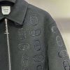 エルメス★刺繍入りレザージャケット偽物★シェーヌダンクル H3E0138 - 画像 (4)