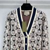 お洒落に♪グッチ ホースビットジャカードカーディガン N級品 gud08226 - 画像 (4)