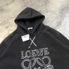 23秋冬プレ ロエベ アナグラム刺しゅう入り コットン フーディ偽物 H526Y25X02 - 画像 (2)
