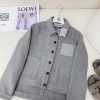 ギフトに最適♪ロエベ ウールカシミヤワークウェアジャケット 偽物 lof52579 - 画像 (2)